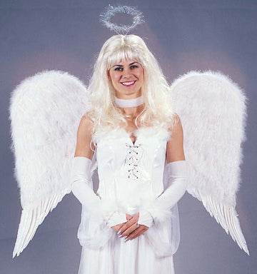 White Large Feather Wings